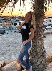 Ukraninian model Elena in HK